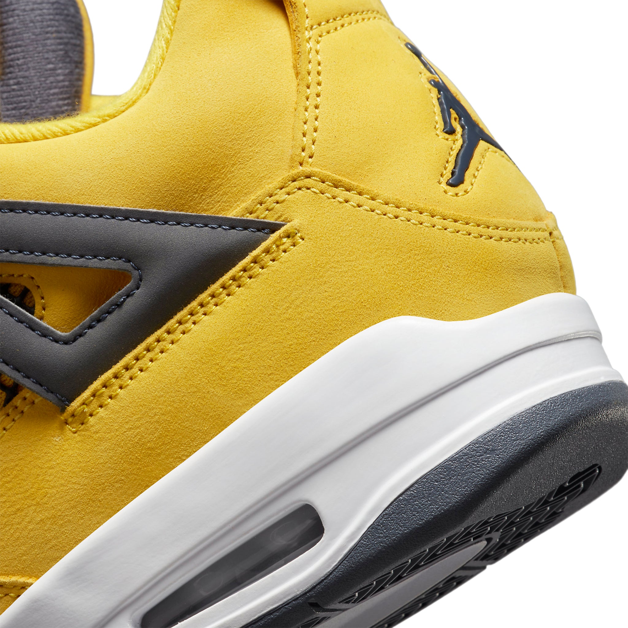 Logo view of Air Jordan 4 Retro Lightning (2021) CT8527-700
